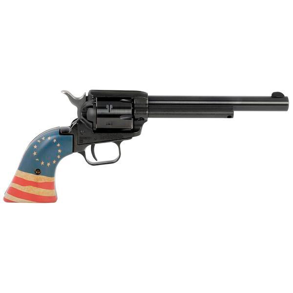 Heritage Rough Rider 22 pistol with classic cowboy design.