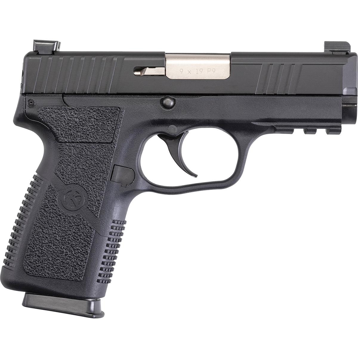 Kahr P9-2 Handgun 9mm Luger 7-Round Magazines (2) 3.6" Barrel Black with TruGlo Night Sights