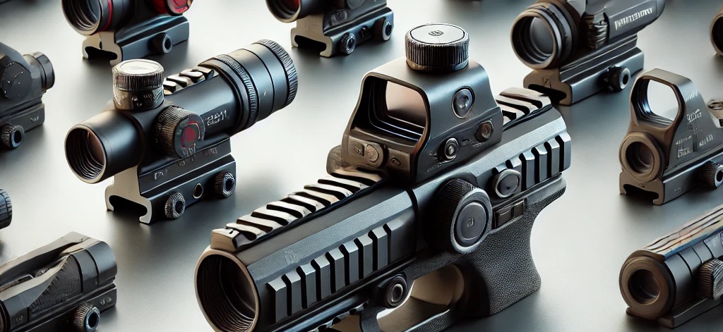 Top red dot sights for pistols in 2024 for quick and accurate targeting.