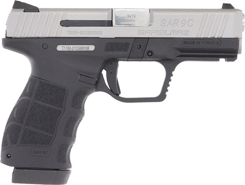 SAR USA SAR9C 9MM COMPACT - 4" 2-15RD STAINLESS - SAR Arms